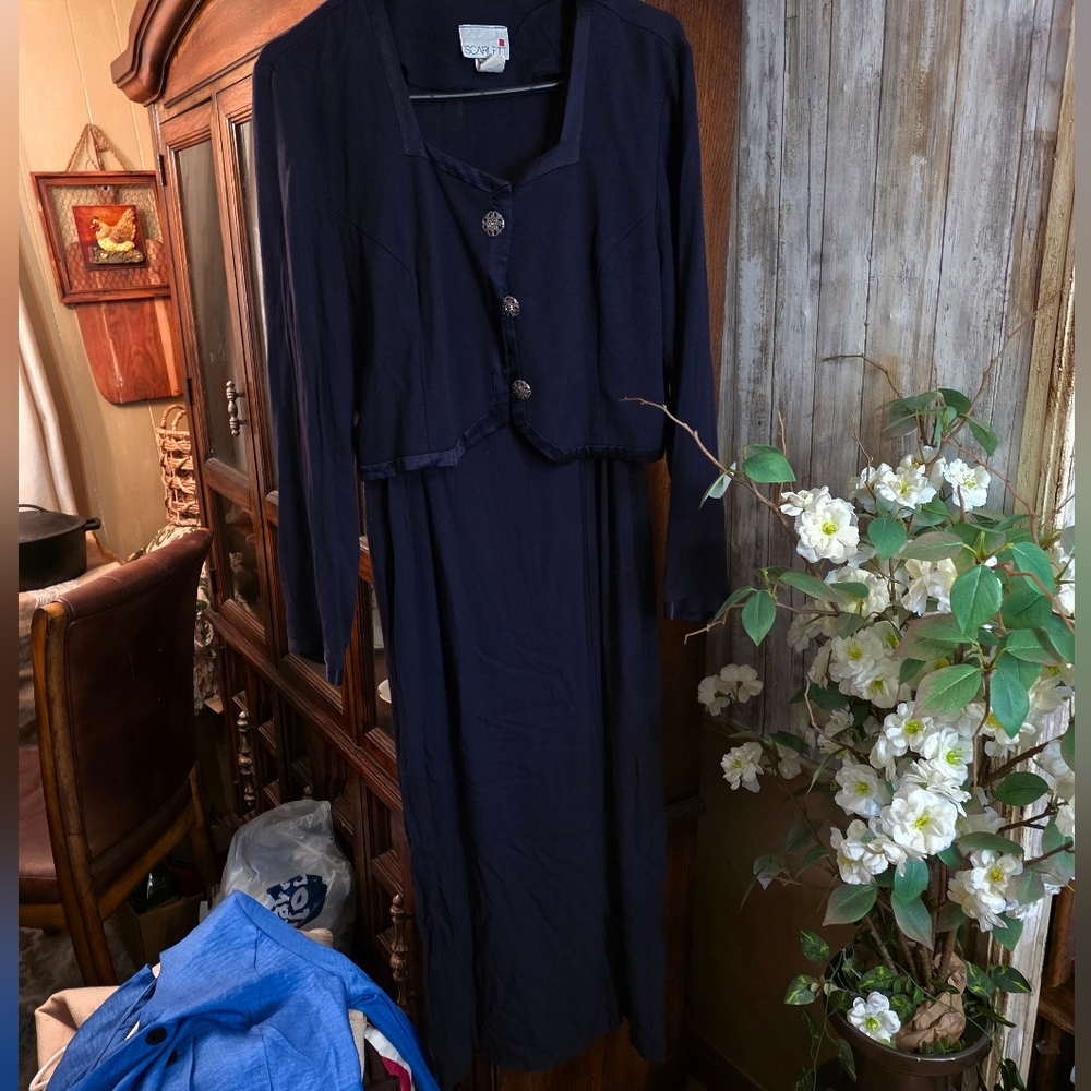 Scarlett Navy Blue Dress (L)
